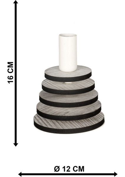 Yuvarlak Ahşap Mumluk, Sıcak ve Doğal Dekorasyon Için Ideal Seçenek indirimleri