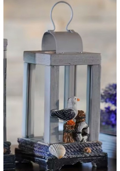 Denizci Temalı Metal Mumluk, Duvara Asılabilir, Martı Figürlü, Şık ve Hediye Seçeneği fiyatları