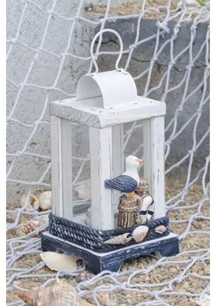 Denizci Temalı Metal Mumluk, Duvara Asılabilir, Martı Figürlü, Şık ve Hediye Seçeneği modelleri