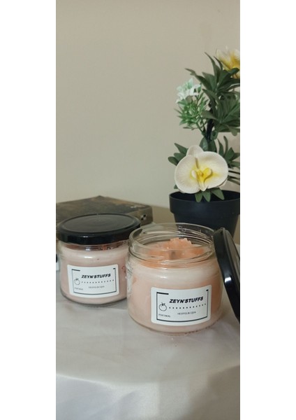 Portakal Kokulu Şeffaf Kavanoz Mum, Ev Dekorasyonu ve Huzur Için Idealdir modelleri