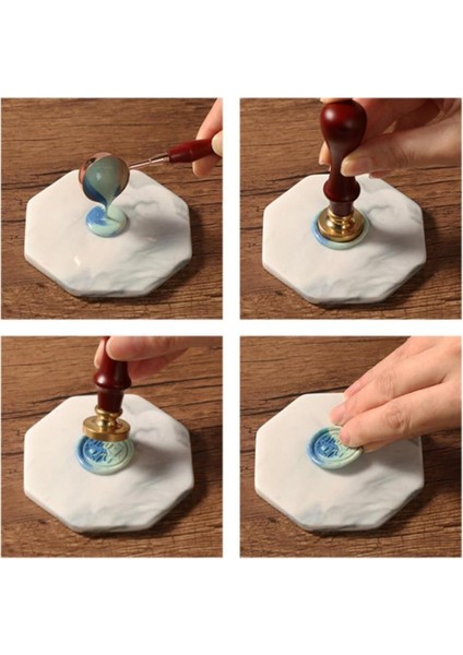 Zümrüt Yeşili Mühür ve Mumu Boncuk Seti, 100 Davetiye Için, 300 Parça fırsatları