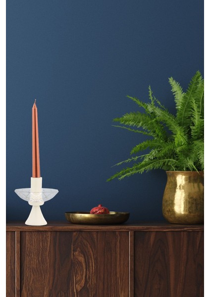 Beyaz Mumluk ve Tabak Seti, Şık ve Zarif Dekoratif Aksesuarlar fiyatları