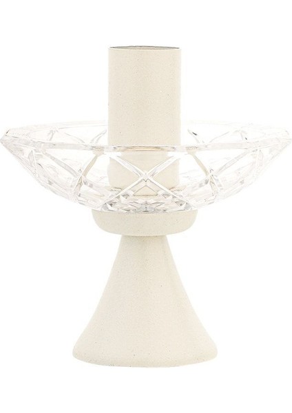 Beyaz Mumluk ve Tabak Seti, Şık ve Zarif Dekoratif Aksesuarlar modelleri