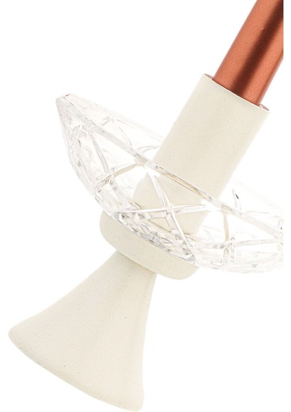 Beyaz Mumluk ve Tabak Seti, Şık ve Zarif Dekoratif Aksesuarlar fırsatları