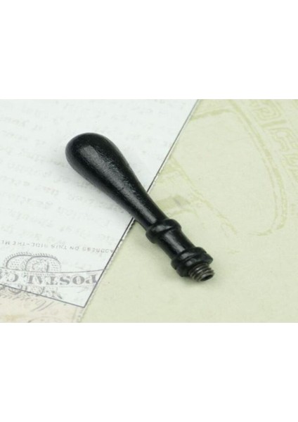 Gül Ağacı Ahşap Mum Mühürü Sapı, Özel Tasarım, Siyah, M8 Dişli fiyatları