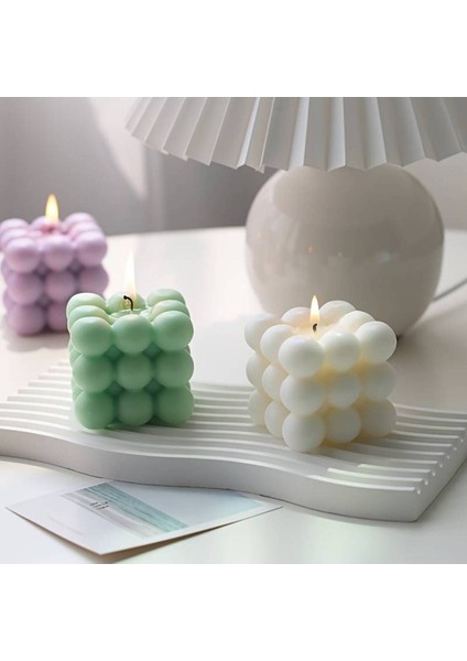 Kişiselleştirilebilir Büyük Boy Vanilya Kokulu Renkli Dekoratif Mum Seti 3 Adet fiyatları