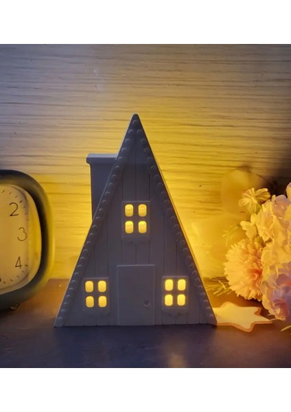 Renkli Ikili Bungalov Ev Mumluk Seti, Sıcak Atmosfer Için Şık Dekorasyon.