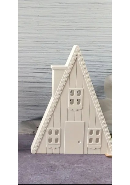 Renkli Ikili Bungalov Ev Mumluk Seti, Sıcak Atmosfer Için Şık Dekorasyon. modelleri