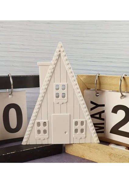 Renkli Ikili Bungalov Ev Mumluk Seti, Sıcak Atmosfer Için Şık Dekorasyon. fırsatları