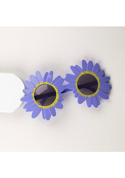 Mor Renk Papatya Şekilli Parti Gözlüğü 18X10 cm modelleri