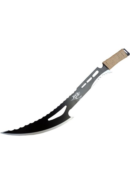 Dekoratif Azrail Kılıcı 70 Cm, Hasır Ip Saplı, Keskin Değildir