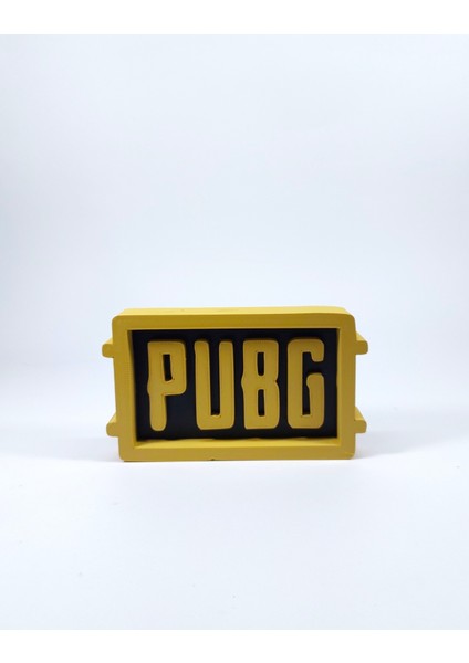Pubg 3D Logo Baskı Dekor