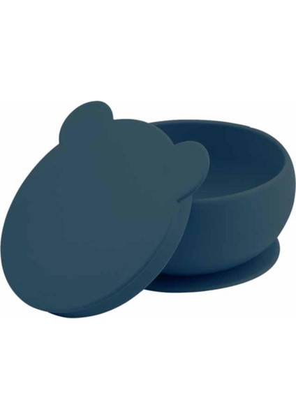 Oioi Silikon Kapaklı Kase Deep Blue