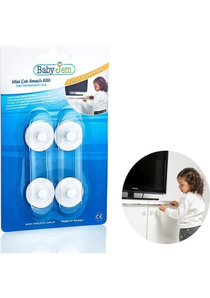 Mbb E- Ticaret Babyjem Mini Çok Amaçlı Kilit 2'li 059