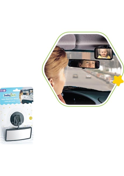 Mbb E- Ticaret Babyjem Bebek Dikiz Aynası 387 Siyah
