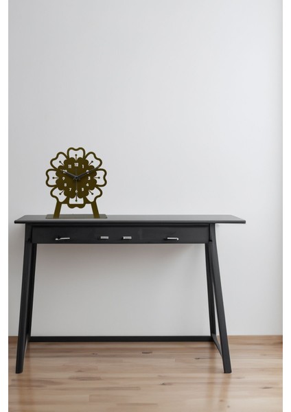 Şık Metal Lazer Kesim Masa Saati, Sessiz Mekanizma, Modern Tasarım