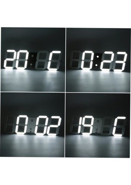 Renkli Dijital Tasarım Saat, Masa ve Duvar, 28X10 Cm, Şık ve Fonksiyonel fiyatları