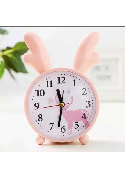 Sevimli Geyik Şekilli Sessiz Çalar Saat, Özel Tasarım ve Hediye Seçeneği