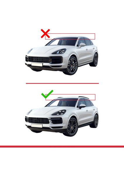 Porsche Cayenne (9ya/9yb) 2018 ve Sonrası ile Uyumlu Ace-2 Ara Atkı Tavan Barı Siyah