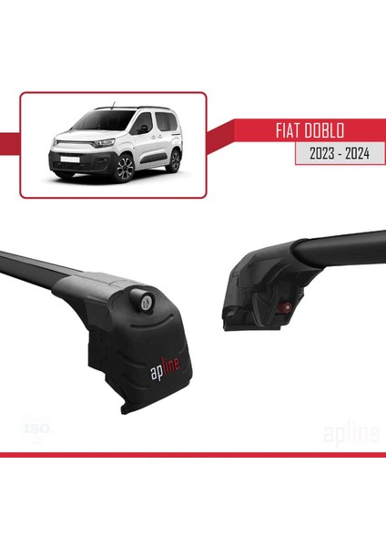 Fiat Doblo 2023 ve Sonrası ile Uyumlu Ace-2 Ara Atkı Tavan Barı Siyah