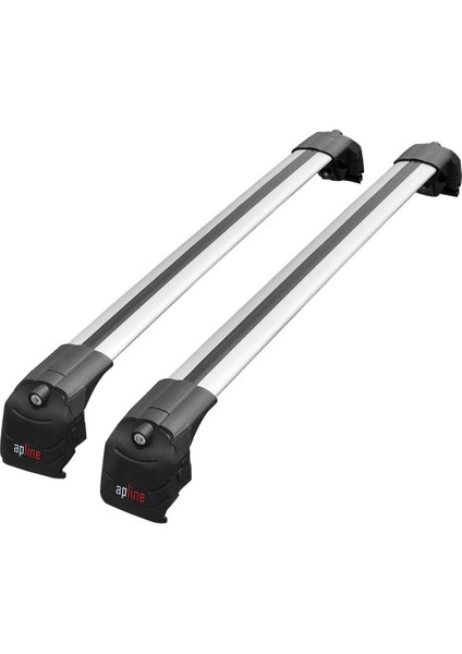 Volvo XC40 (Elektrikli) 2020 ve Sonrası ile Uyumlu Ace-2 Ara Atkı Tavan Barı Gri