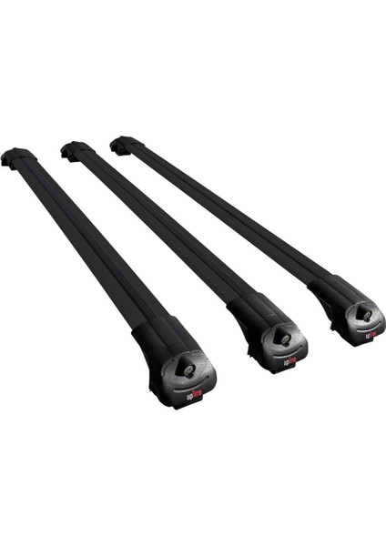 Ford Connect 2014-2021 Arası ile Uyumlu Ace-1 Ara Atkı Tavan Barı Siyah 3 Adet Bar