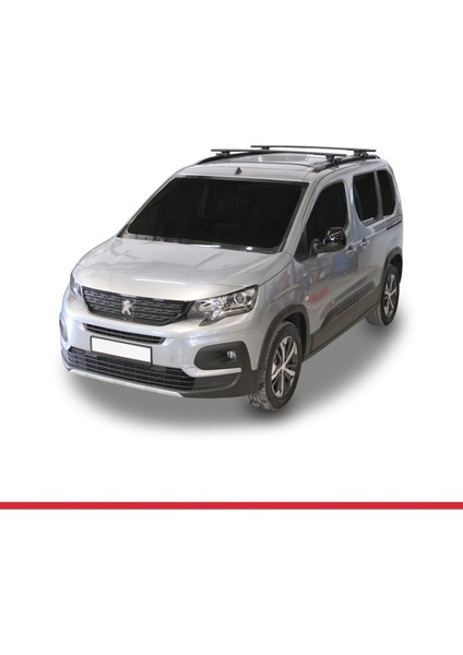 Peugeot Rifter 2024 2025 Uyumlu Model Hook Model Anahtar Kilitli Ara Atkı Tavan Barı Gri fiyatları