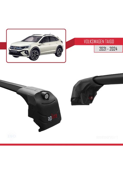 Volkswagen Taıgo 2021 ve Sonrası ile Uyumlu Ace-2 Ara Atkı Tavan Barı Siyah modelleri