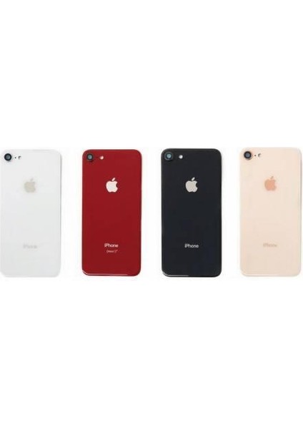 Apple iPhone 8 Arka Pil Batarya Kapak Cam Kamera Lensli fiyatları