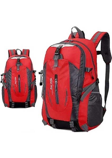 Yürüyüş Sırt Çantası 40L Hafif Seyahat Dağcılığı Sırt Çantası Su Geçirmez Spor Çantaları Tırmanıyor Sırt Çantası Sırt Çantası Accessories Kırmızı (Yurt Dışından)
