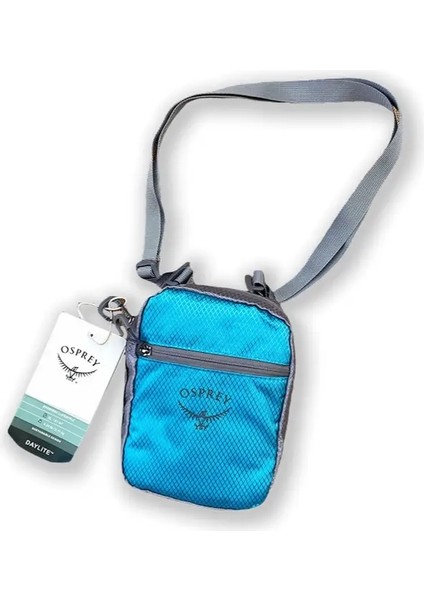 Osprey'in Yeni Tek Omuz Çantası, Crossbody Çantası, Modaya Uygun Küçük Kare Çanta, Mini Renkli Spor Tarzı Renk: Mavi Kolaj Gri (Yurt Dışından)
