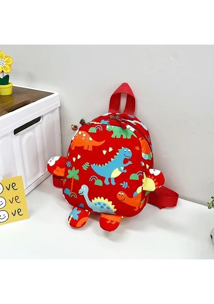 Anti-Lost Sevimli Çocuklar Çanta Karikatür Dinozor Anaokulu Okul Öncesi Açık Seyahat Sırt Çantası Kızlar Mochila Infantil Renk: A (Yurt Dışından)