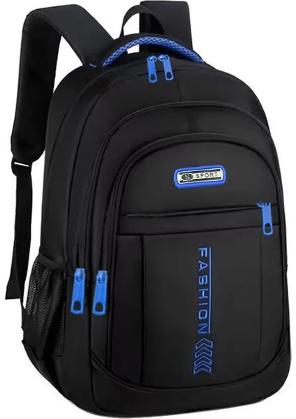 ve Kadın Çift Omuz Çantaları, Okul Çantaları, Naylon Oxford Kumaş Çantaları, Büyük Kapasiteli Seyahat Sırt Çantaları Renk: BJ9908BLUE (Yurt Dışından)
