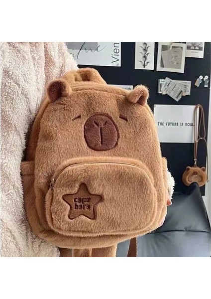 Capya Sırt Çantaları Bebek Erken Çocukluk Eğitimi Sevimli Okul Çantası Kid Karikatür Anaokulu Sırt Çantası Çocuk Hediye Kol: Brown (Yurt Dışından)