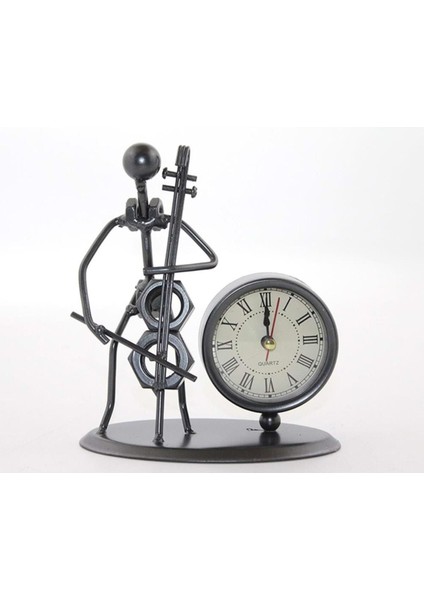Şık Siyah Metal Müzisyen Saat, Tarzınızı Yansıtan Zarif Tasarım