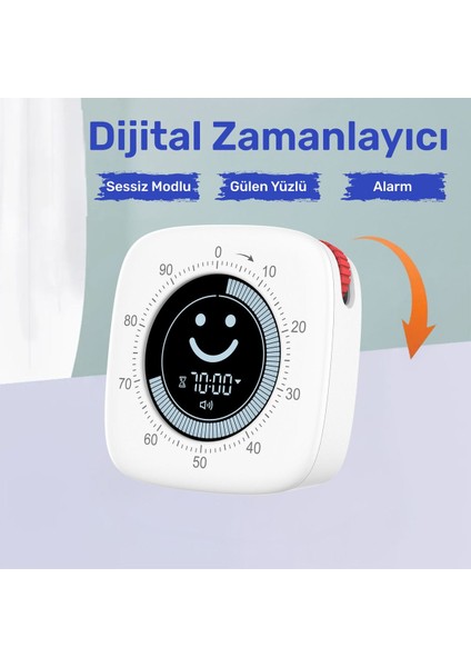Dijital 60DK Kronometre, Mutfak ve Çalışma Için Motivasyon Saati fiyatları