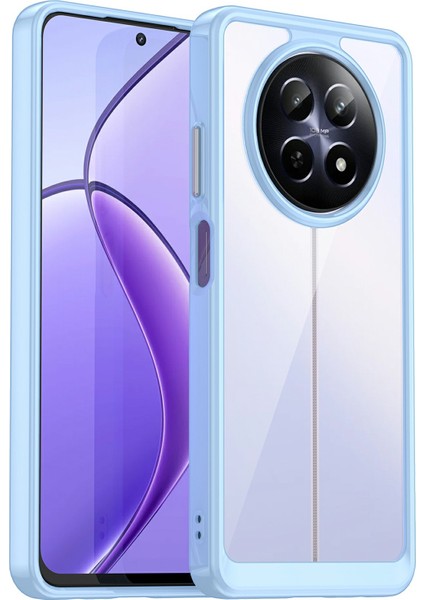 Realme 13 5g/12 5G/12X 5g/narzo N65 5g/narzo 70X 5G/C65 5g Kılıf Tpu+Akrilik Telefon Kılıfı-Mavi (Yurt Dışından)