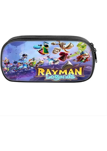 Karikatür Oyunları Rayman Legends 2pcs Set Sırt Çantası Schoolbag Kızlar Kamp Sırt Çantası Kalem Kılıf Pencil Çanta Kalem Kutusu: Renk 3 (Yurt Dışından)