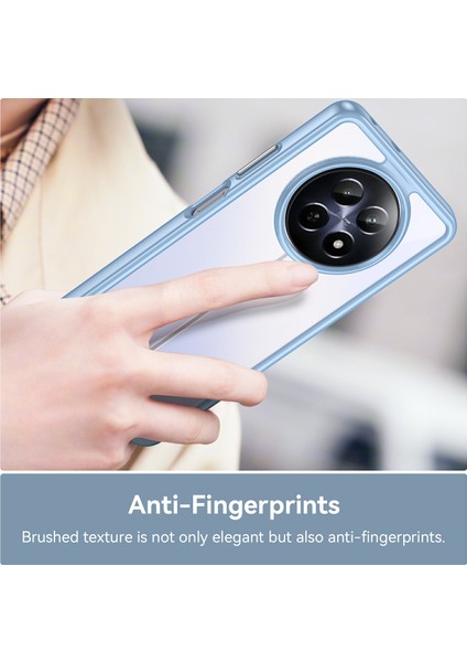 Realme 13 5g/12 5G/12X 5g/narzo N65 5g/narzo 70X 5G/C65 5g Kılıf Tpu+Akrilik Telefon Kılıfı-Mavi (Yurt Dışından) indirimleri