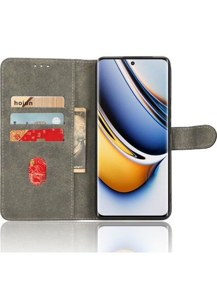 Realme 11 Pro 5g/11 Pro+5g Telefon Kılıfı Rfıd Engelleme Cüzdan Deri Kılıf Katlanabilir Standlı-Yeşil (Yurt Dışından) modelleri