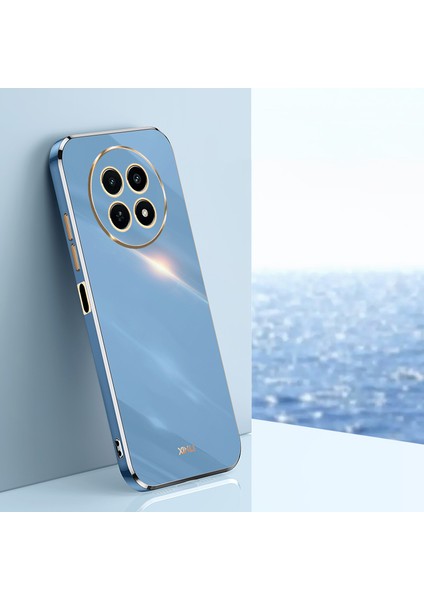 Xınlı Realme 12 5G/12X 5g Kılıf Galvanik Tasarım Tpu Çizilmez Telefon Kılıfı-Mavi (Yurt Dışından) indirimleri