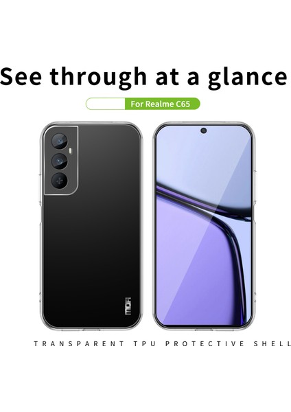 Mofı Realme C65 4g Hd Şeffaf Cep Telefonu Kılıfı Ince Uyumlu Esnek Tpu Telefon Kılıfı (Yurt Dışından) modelleri