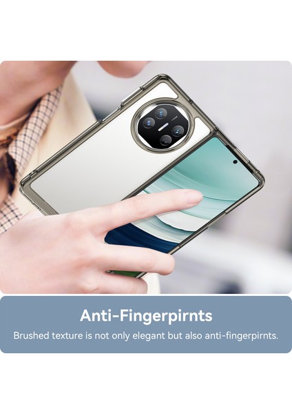 Huawei Mate X5/mate X3 5g Kılıf Tpu+Akrilik Katlanır Telefon Kılıfı-Şeffaf Gri (Yurt Dışından) fırsatları