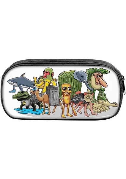 3pcs Tung Tung Tung Sahur Sırt Çantası Öğrenci Okul Çantaları Tralalelo Tralala Lirili Larila Bomdinocrocrocodilo Penl Bag Çocuklar Mochila 21CM (Yurt Dışından)