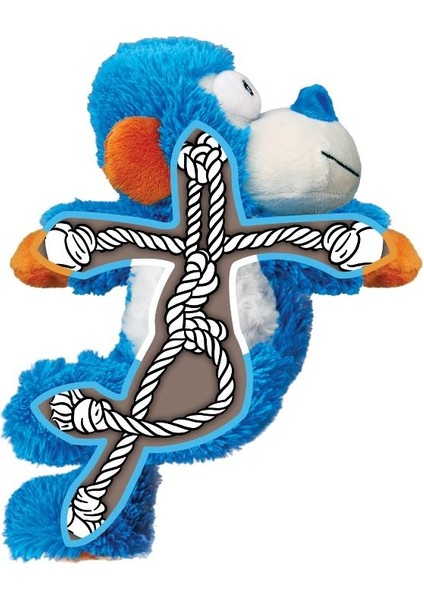 Cross Knots Monkey S-M Köpek Oyuncağı