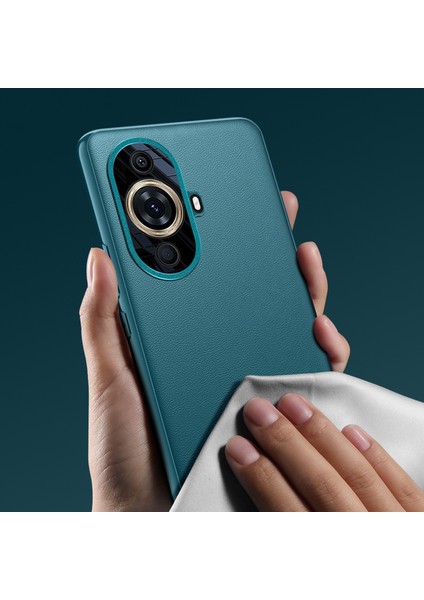 Huawei Nova 11 Pro/nova 11 Ultra Için Metal Lens Korumalı Telefon Kılıfı, Deri Kaplamalı Tpu+Pc Telefon Kılıfı (2. Nesil)-Yeşil (Yurt Dışından) indirimleri