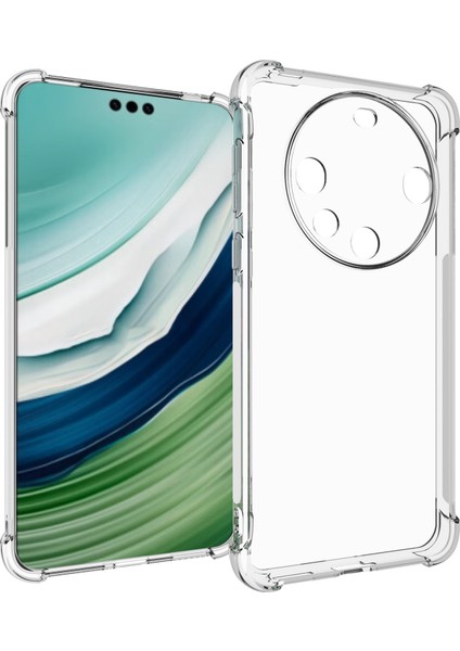 Huawei Mate 60 Pro Şeffaf Kılıf Güçlendirilmiş Köşe Düşmeye Karşı Telefon Tpu Kılıfı (Yurt Dışından)