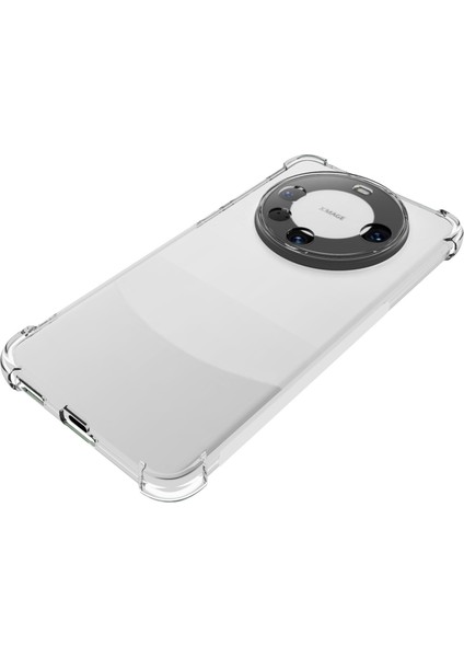 Huawei Mate 60 Pro Şeffaf Kılıf Güçlendirilmiş Köşe Düşmeye Karşı Telefon Tpu Kılıfı (Yurt Dışından) fırsatları