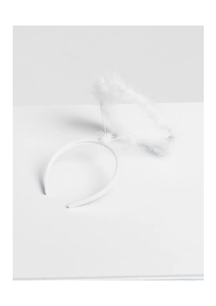 Beyaz Otrişli Tüylü Esnek Yapı Melek Haresi Melek Tacı fiyatları