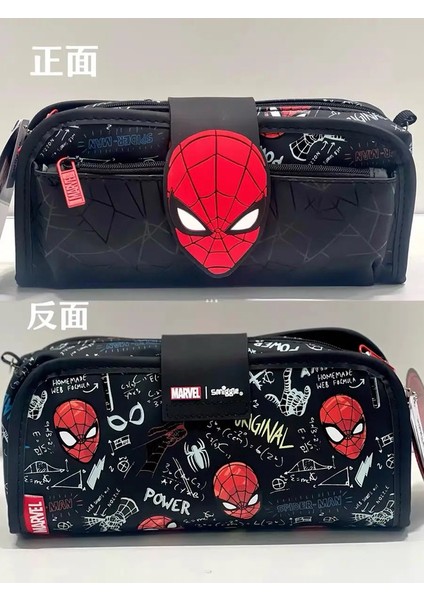 Miniso Disney Marvel Schoolbag Süper Kahraman Boys Schoolbag Iron Man Öğrenci Sırt Çantası Çocuklar Backpack G (Yurt Dışından)